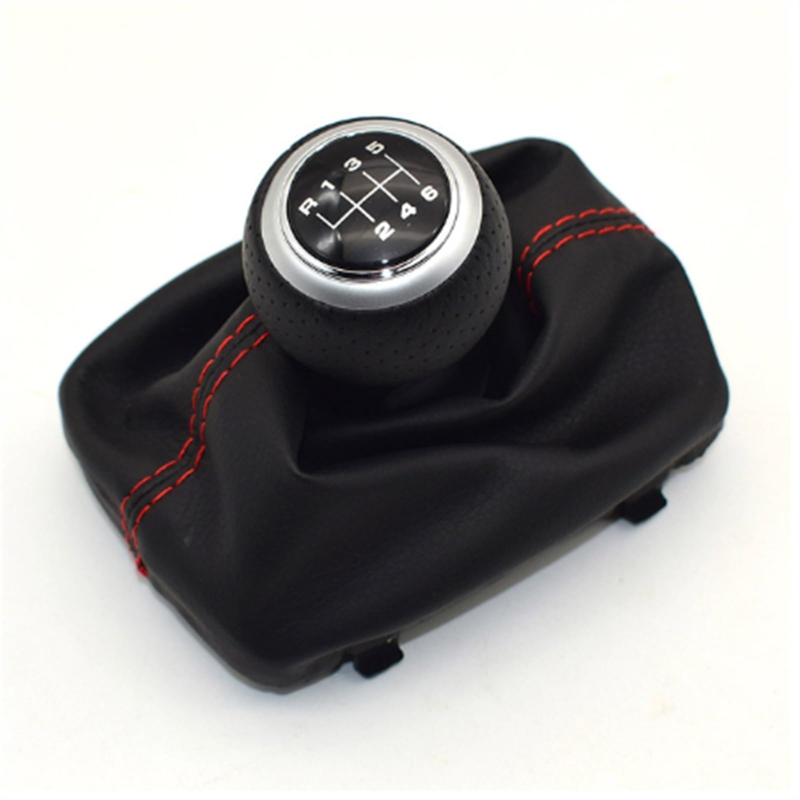 YPLVWSOYQ Schaltknaufkopf Automatik Kompatibel Mit A4 8E B6 B7 2000 2001 2002 2003 2004 2005 2006 2007 2008. Auto-Handbuch, 5/6-Gang-Schaltknauf, Hebelgriffkopf Mit Schaltmanschette(6 Speed,2) von YPLVWSOYQ