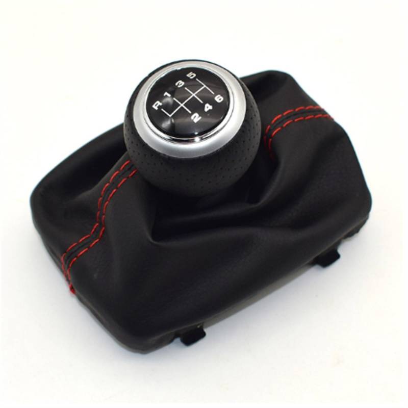 YPLVWSOYQ Schaltknaufkopf Automatik Kompatibel Mit A4 8E B6 B7 2000 2001 2002 2003 2004 2005 2006 2007 2008. Auto-Handbuch, 5/6-Gang-Schaltknauf, Hebelgriffkopf Mit Schaltmanschette(6 Speed,2) von YPLVWSOYQ