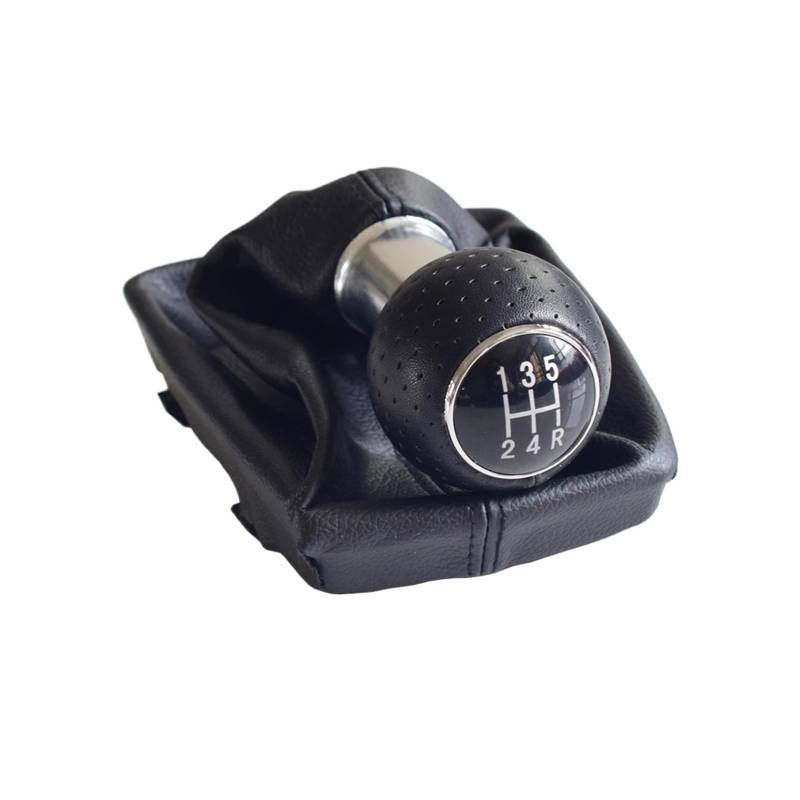 YPLVWSOYQ Schaltknaufkopf Automatik Kompatibel Mit A4 Für B6 Für B7 2000 2001–2007 2008 5 6-Gang-Schaltknauf Mit Gamasche, Kofferraumabdeckung, Auto-Styling-Zubehör(5speed1) von YPLVWSOYQ