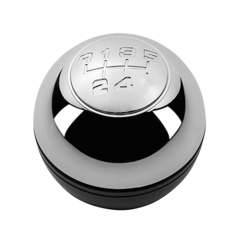 YPLVWSOYQ Schaltknaufkopf Automatik Kompatibel Mit Alfa Für Romeo Für Giulietta 2010–2018 5-6-Gang-Schaltknauf Hebel Schalthebel Auto-Styling-Zubehör(Silver,5 Speed) von YPLVWSOYQ