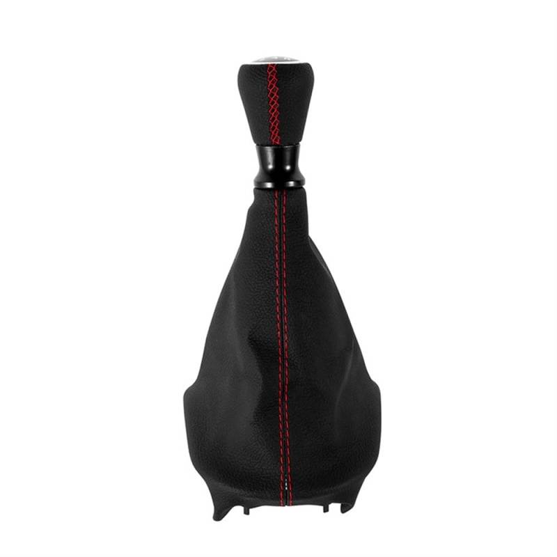 YPLVWSOYQ Schaltknaufkopf Automatik Kompatibel Mit Citroen Für Picasso C4 B7 DS4 Für Berlingo B6 5-Gang-Schaltknauf Schalthebelmanschette Kofferraumabdeckung Autozubehör(Red) von YPLVWSOYQ