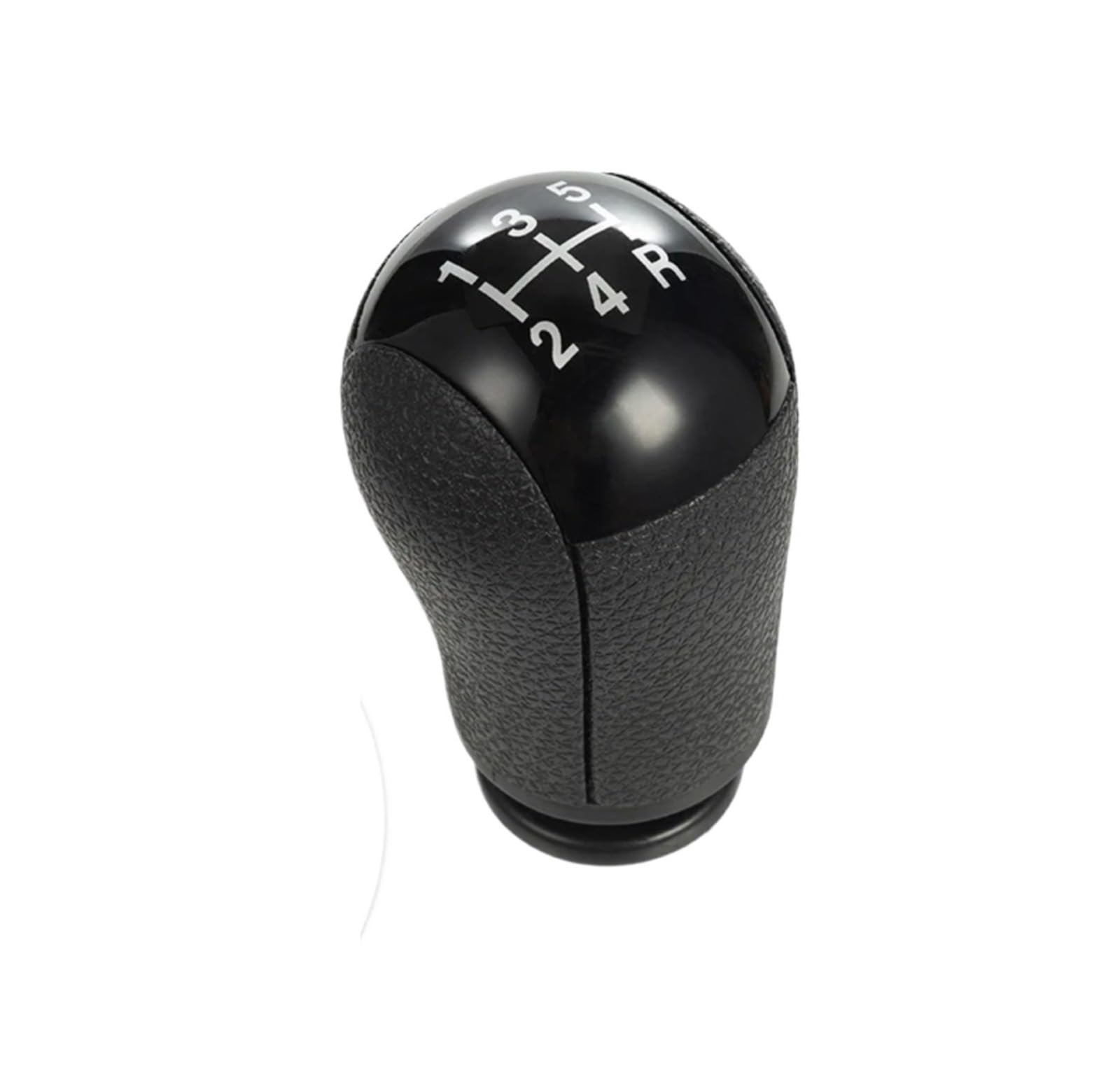 YPLVWSOYQ Schaltknaufkopf Automatik Kompatibel Mit Ford Für C-Max 2007–2021 Für Focus Mk2 2007–2011 Für Focus Mk3 2011–2018 5-6-Gang-Schaltknauf Hebel Stick Shifter Griff(Black,5 Speed) von YPLVWSOYQ
