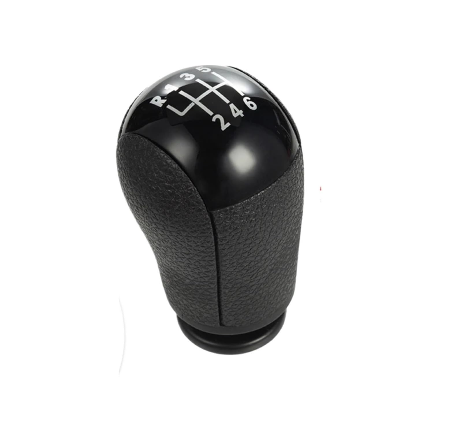 YPLVWSOYQ Schaltknaufkopf Automatik Kompatibel Mit Ford Für C-Max 2007–2021 Für Focus Mk2 2007–2011 Für Focus Mk3 2011–2018 5-6-Gang-Schaltknauf Hebel Stick Shifter Griff(Black,6 Speed) von YPLVWSOYQ