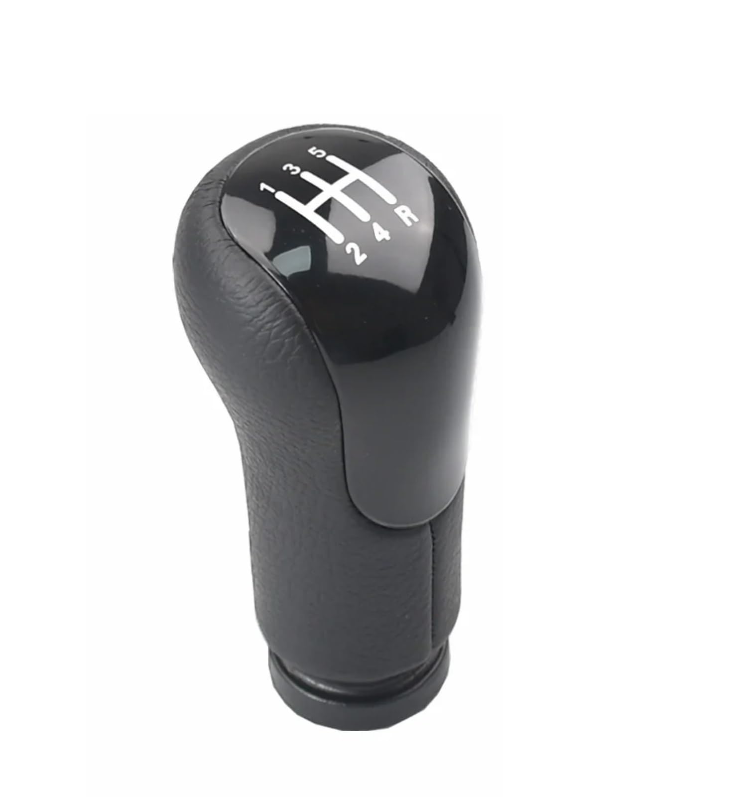 YPLVWSOYQ Schaltknaufkopf Automatik Kompatibel Mit Ford Für Fiesta Für Fusion Für Transit Für Connect 2002 2003 2004 2005 2006 2007. Auto-Styling-Schaltknauf(Black,5 Speed) von YPLVWSOYQ