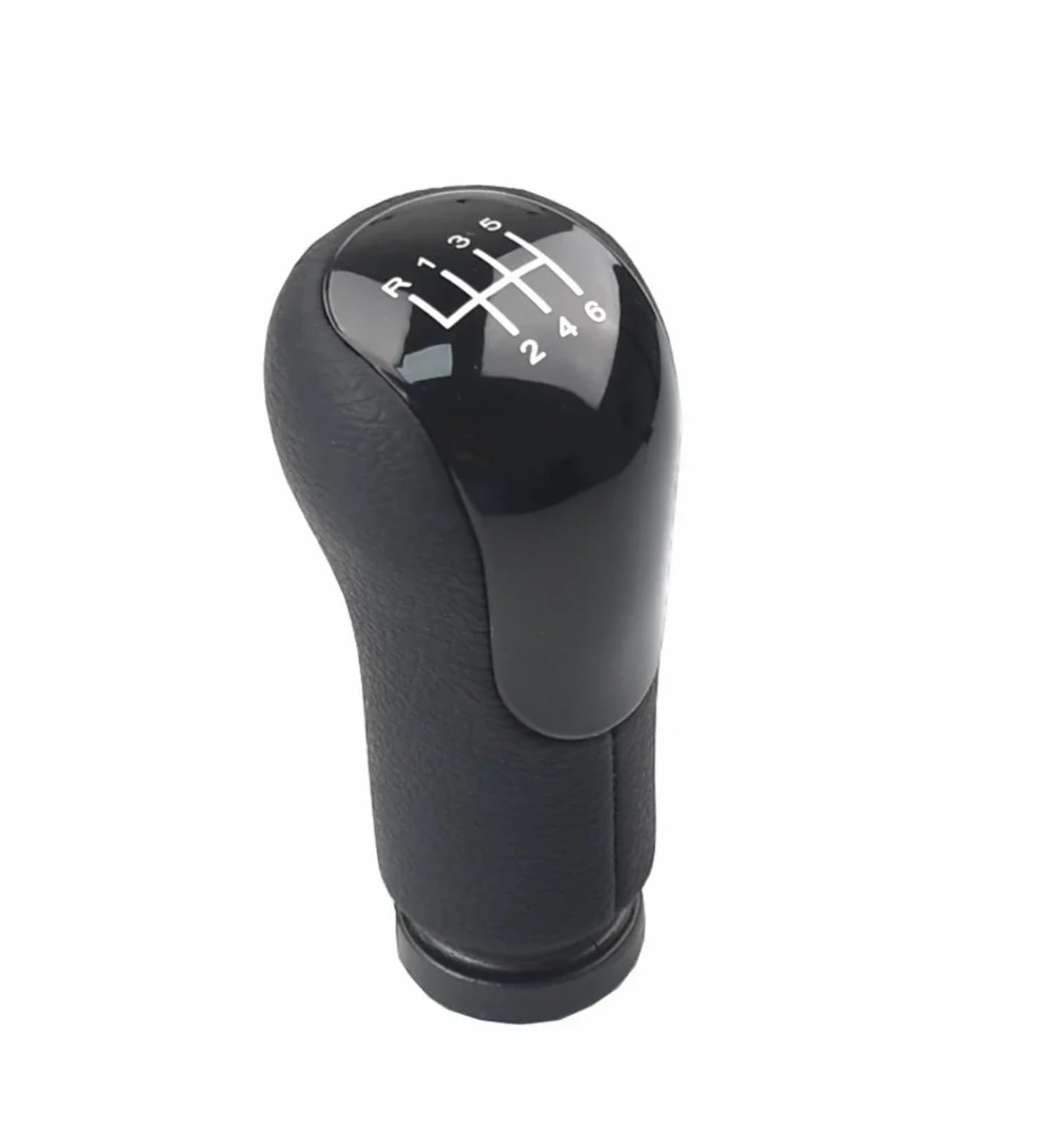 YPLVWSOYQ Schaltknaufkopf Automatik Kompatibel Mit Ford Für Fiesta Für Fusion Für Transit Für Connect 2002 2003 2004 2005 2006 2007. Auto-Styling-Schaltknauf(Black,6 Speed) von YPLVWSOYQ