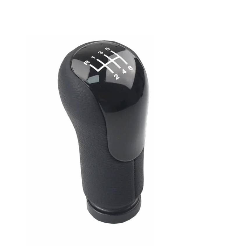 YPLVWSOYQ Schaltknaufkopf Automatik Kompatibel Mit Ford Für Fiesta Für Fusion Für Transit Für Connect 2002 2003 2004 2005 2006 2007. Auto-Styling-Schaltknauf(Black,6 Speed) von YPLVWSOYQ