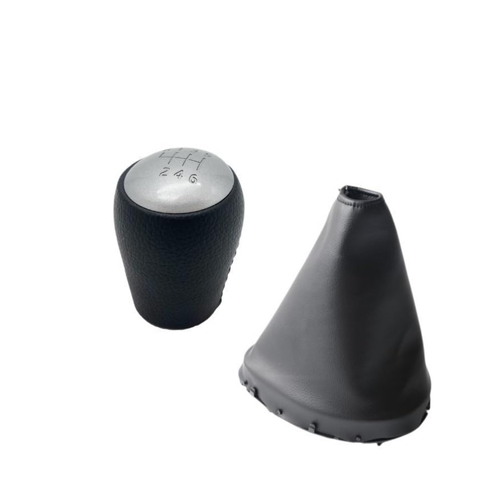 YPLVWSOYQ Schaltknaufkopf Automatik Kompatibel Mit Nissan Für Qashqai I II J10 Für X-Trail 2006 2007 2008 2009 2010 2011 2012 2013 Auto-Schaltknauf Schalthebel Gaitor(6 Speed Set) von YPLVWSOYQ