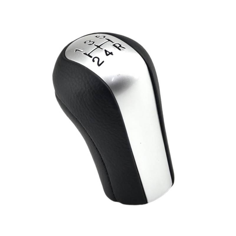 YPLVWSOYQ Schaltknaufkopf Automatik Kompatibel Mit Toyota Für RAV4 1994 1995 1996 1997 1998 1999 2000 5/6-Gang MT Auto-Schaltknauf Autoteile(Chrome,5 Speed) von YPLVWSOYQ