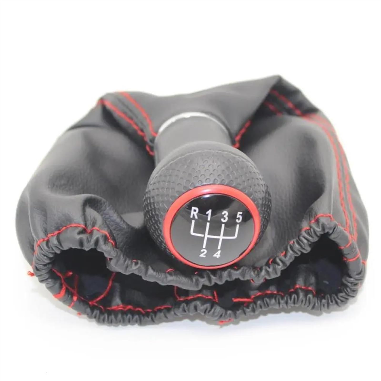 YPLVWSOYQ Schaltknaufkopf Automatik Kompatibel Mit VW Für Caddy Für Polo 6N 6N2 1996 1997 1998 1999 2000 2001 Auto 5-Gang-Schaltknauf Ledermanschette Ersatzteile(color1) von YPLVWSOYQ