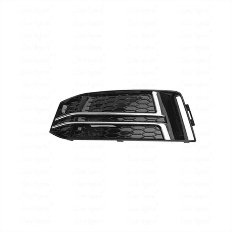 YPLVWSOYQ Stoßstangengitter Kompatibel Mit A4 B9 2016 2017 2018 Nebelscheinwerferabdeckung Stoßstangengrill Autogrill 8W0807681F 8W0807682F(Chrome,Left) von YPLVWSOYQ
