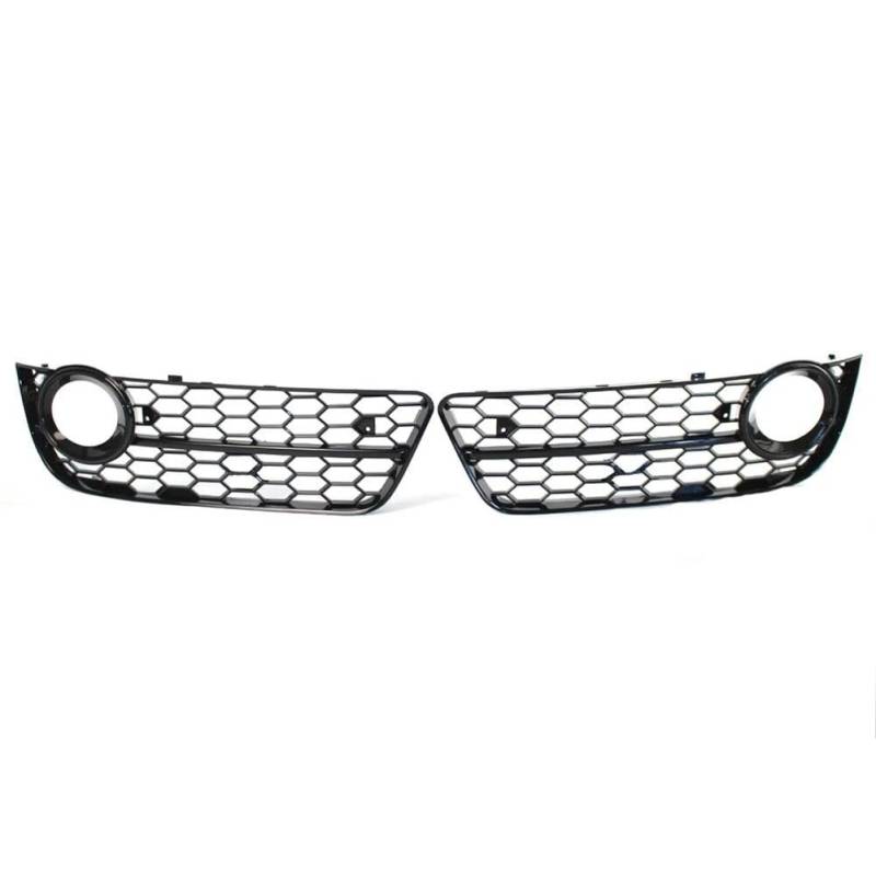 YPLVWSOYQ Stoßstangengitter Kompatibel Mit A5 2008 2009 2010 2011 Auto Frontstoßstange Nebelscheinwerfer Kühlergrill Auto Front Nebelscheinwerfer Kühlergrill Abdeckung 8T0807681 1 Paar von YPLVWSOYQ