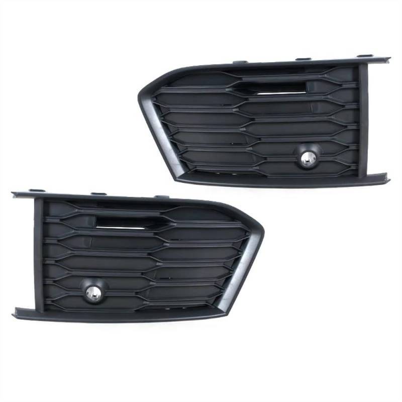 YPLVWSOYQ Stoßstangengitter Kompatibel Mit A6 C8 2019 Frontstoßstange Unterer Nebelscheinwerfergrill Auto-Nebellampenabdeckung, Nebelscheinwerfergrill, Frontstoßstange 4KD807647B, 4KD807648B(1pair) von YPLVWSOYQ