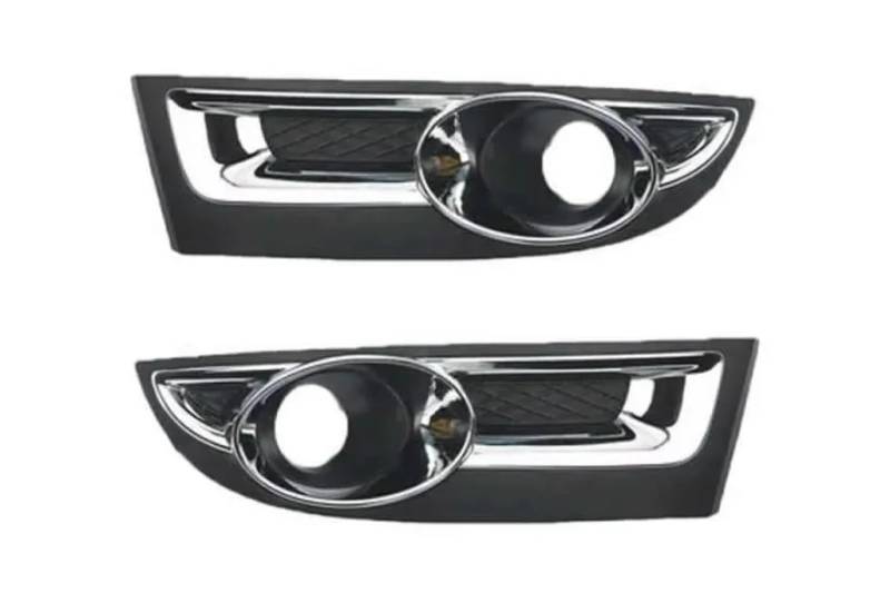 YPLVWSOYQ Stoßstangengitter Kompatibel Mit Chevrolet Für Epica 2010 2011 2012 Ersatz-Nebelscheinwerferrahmen, Anti-Beschlag-Lichtschale, Vorderes Gitter(2PCS Left and Right) von YPLVWSOYQ