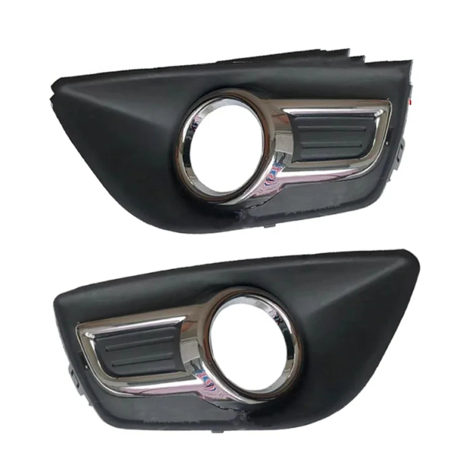 YPLVWSOYQ Stoßstangengitter Kompatibel Mit Citroen Für C-Quatre 2008 2009 2010 2011 Abdeckung Zierleisten Frontstoßstange Unterer Kühlergrill Nebelscheinwerferrahmen(2PCS Left and Right) von YPLVWSOYQ