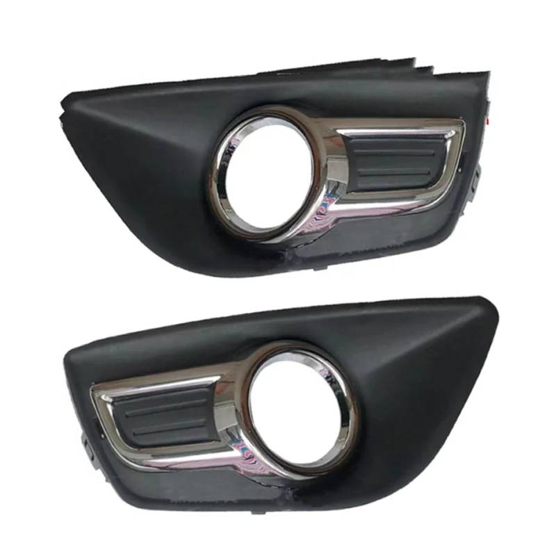 YPLVWSOYQ Stoßstangengitter Kompatibel Mit Citroen Für C-Quatre 2008 2009 2010 2011 Abdeckung Zierleisten Frontstoßstange Unterer Kühlergrill Nebelscheinwerferrahmen(2PCS Left and Right) von YPLVWSOYQ