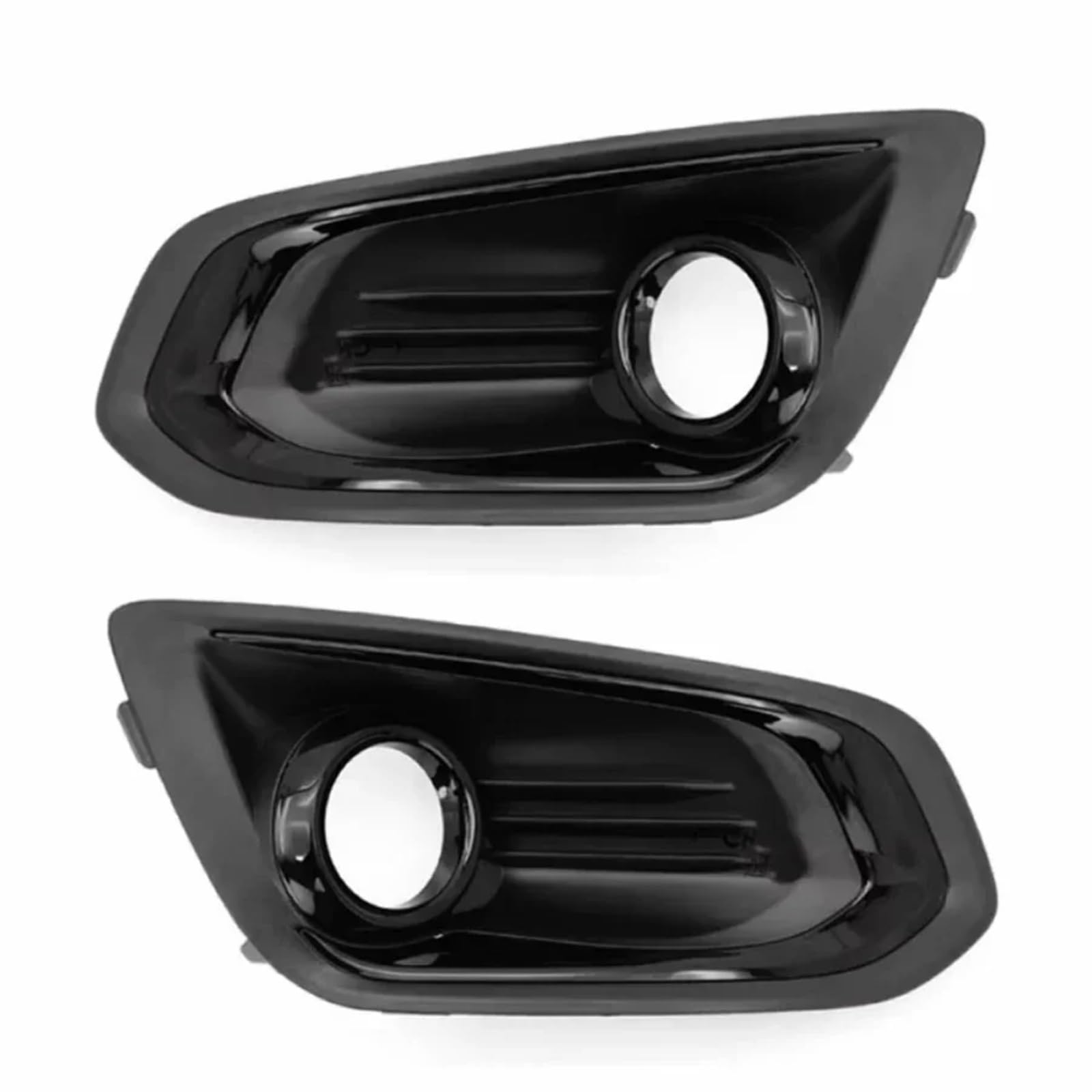 YPLVWSOYQ Stoßstangengitter Kompatibel Mit Ford Für Escort 2015 2016 2017 2018 Nebel Licht Abdeckung Vent Auto Kühlergrill Auto Front Auto Driving Lampe Rahmen(2PCS Left and Right) von YPLVWSOYQ