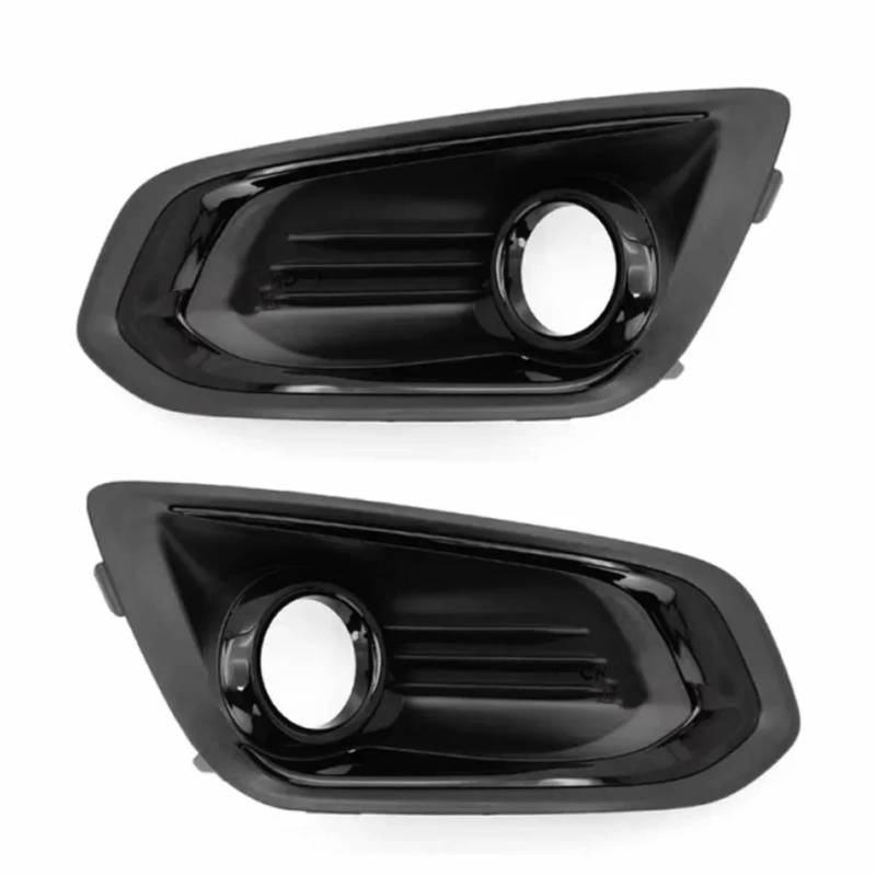 YPLVWSOYQ Stoßstangengitter Kompatibel Mit Ford Für Escort 2015 2016 2017 2018 Nebel Licht Abdeckung Vent Auto Kühlergrill Auto Front Auto Driving Lampe Rahmen(2PCS Left and Right) von YPLVWSOYQ