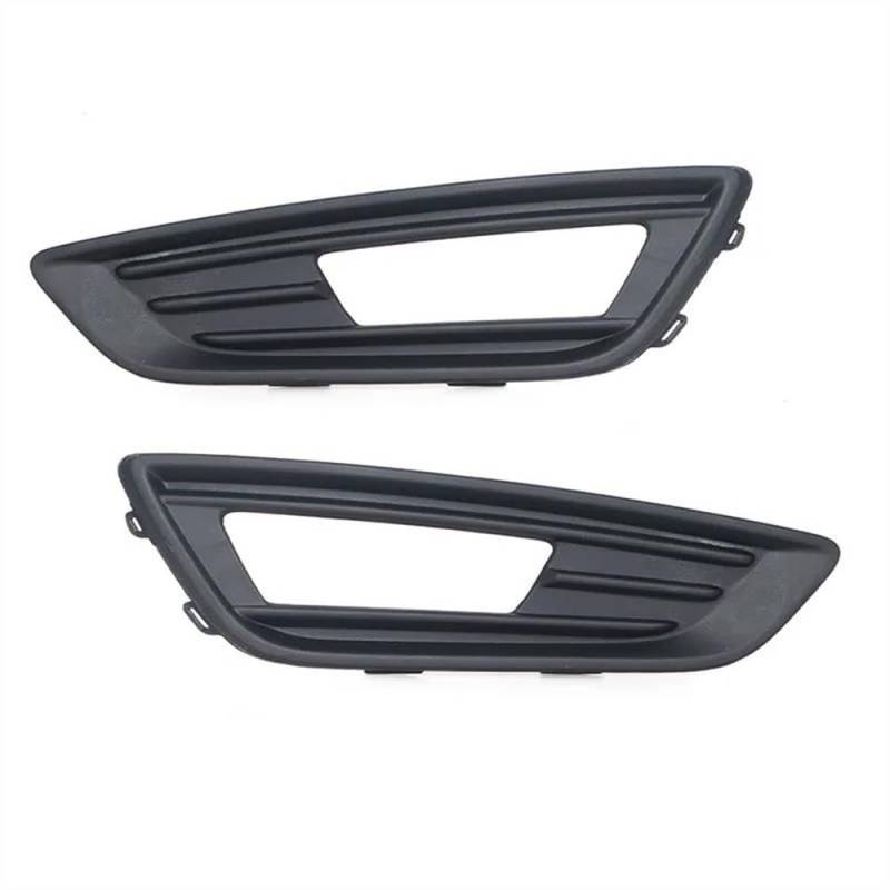 YPLVWSOYQ Stoßstangengitter Kompatibel Mit Ford Für Focus MK3 2015 2016 2017 2018 Frontstoßstange Nebelscheinwerfer Tagfahrlicht Abdeckung Rahmen Haubengitter(A-Pair) von YPLVWSOYQ