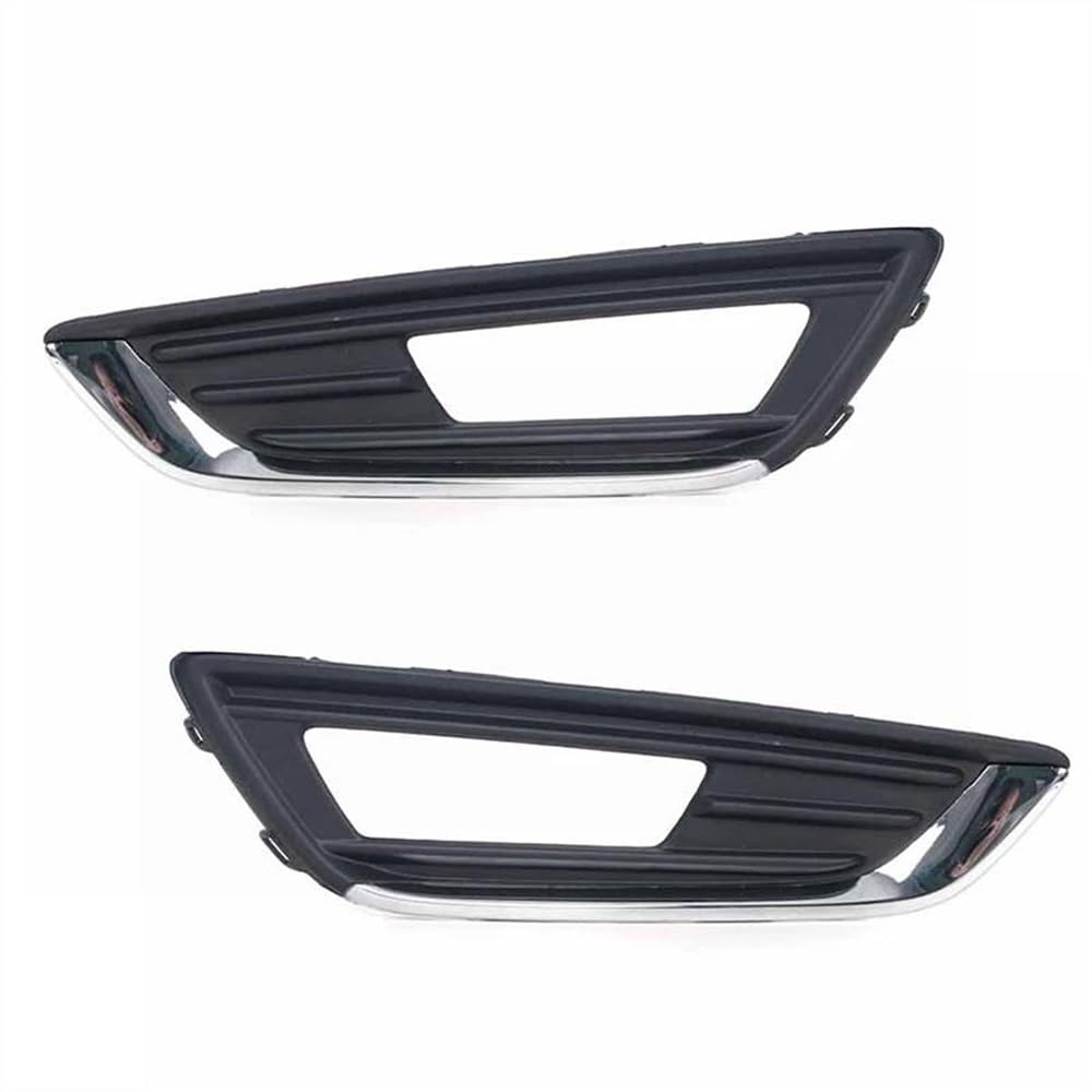 YPLVWSOYQ Stoßstangengitter Kompatibel Mit Ford Für Focus MK3 2015 2016 2017 2018 Frontstoßstange Nebelscheinwerfer Tagfahrlicht Abdeckung Rahmen Haubengitter(B-Pair) von YPLVWSOYQ