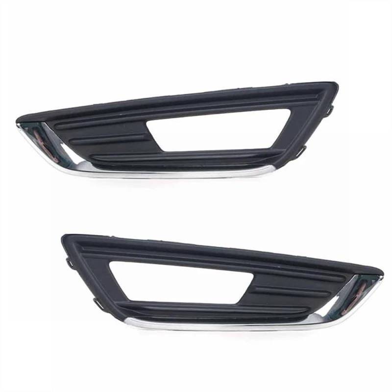 YPLVWSOYQ Stoßstangengitter Kompatibel Mit Ford Für Focus MK3 2015 2016 2017 2018 Frontstoßstange Nebelscheinwerfer Tagfahrlicht Abdeckung Rahmen Haubengitter(B-Pair) von YPLVWSOYQ