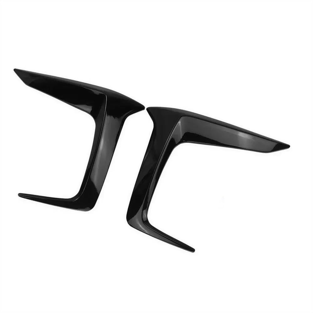 YPLVWSOYQ Stoßstangengitter Kompatibel Mit Toyota Für RAV4 2020 2021 Nebelscheinwerferabdeckung Lampenrahmen Kühlergrill Nebelgrill Frontstoßstange Autozubehör(Bright Black) von YPLVWSOYQ