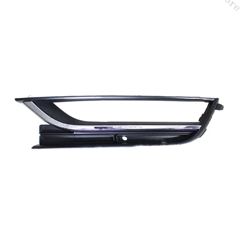 YPLVWSOYQ Stoßstangengitter Kompatibel Mit Vw Für Passat 2011 2012 2013 2014 2015 1 Stück Lichtabdeckung Nebelscheinwerfer Chrom Grillabdeckungsverkleidung 56D853666(Left) von YPLVWSOYQ
