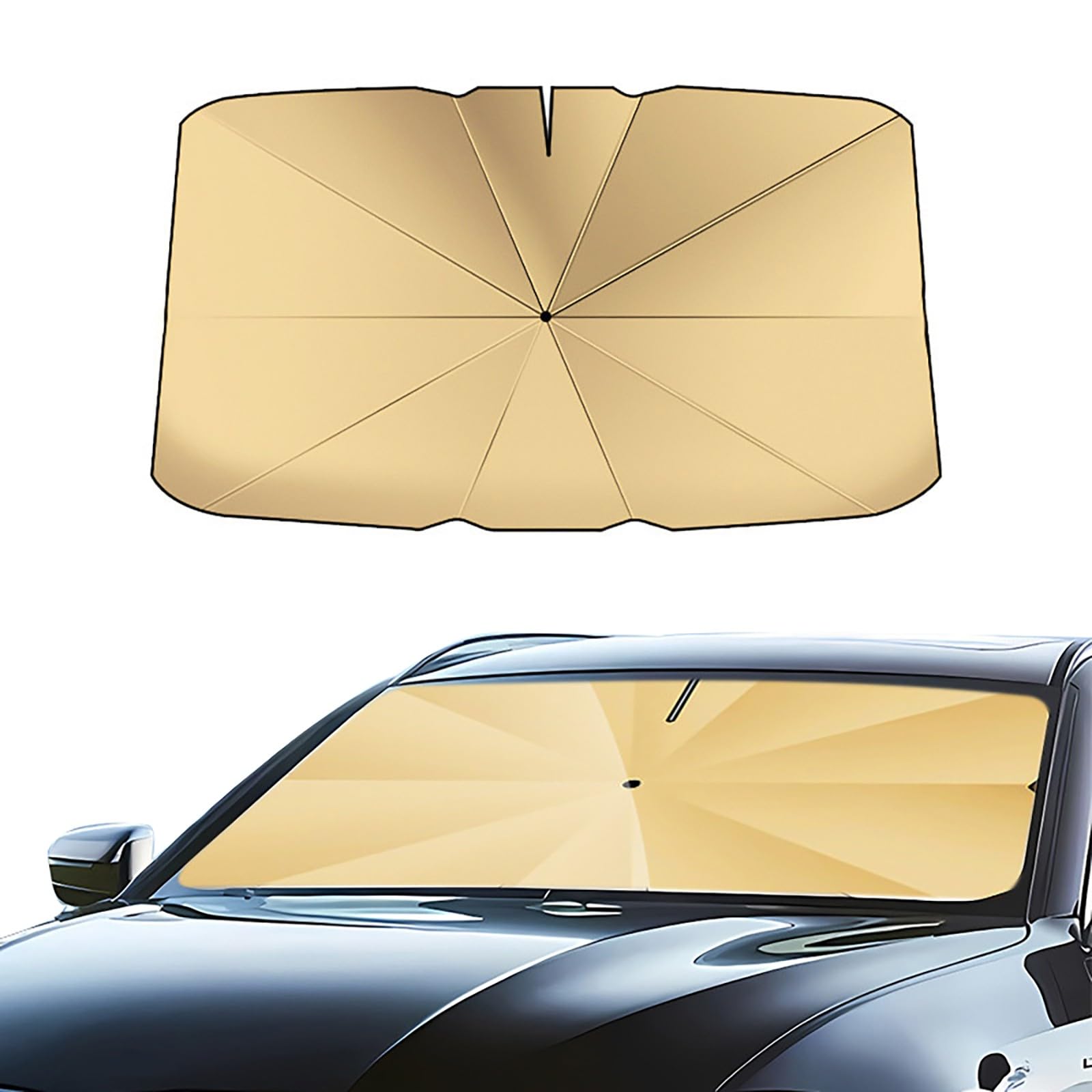 Sonnenschutz Auto Frontscheibe für Mercedes-Benz SL Coupe (R230, Facelift 2008) 2008-2009, Auto Sonnenschutz Frontscheibe Auto Zubehör Auto Zubehör Innenraum von YPZHGS