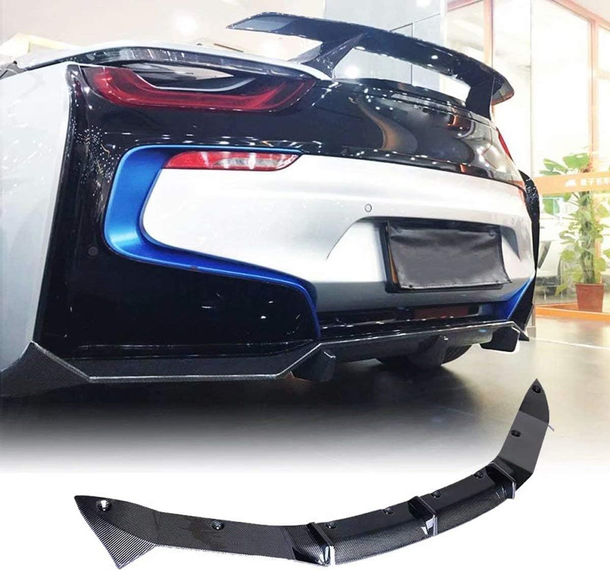 YPZJJBLD Universeller ABS-Heckdiffusor für BMW I8 2D 2014 2015 2016 2017 2018 einstellbar mit Montage-Kit – verbessert Aerodynamik & sportliches Design YPZJJBLD Universeller ABS-Heckdiffusor für BMW I8 2D 2014 2015 2016 2017 2018 einstellbar mit Montage-Kit – verbessert Aerodynamik & sportliches Design von YPZJJBLD