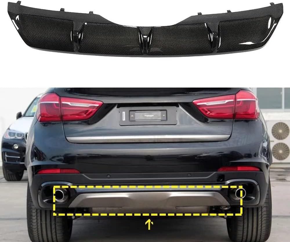 YPZJJBLD Universeller ABS-Heckdiffusor für BMW X6 F16 2015 2016 2017 2018 einstellbar mit Montage-Kit – verbessert Aerodynamik & sportliches Design YPZJJBLD Universeller ABS-Heckdiffusor für BMW X6 F16 2015 2016 2017 2018 einstellbar mit Montage-Kit – verbessert Aerodynamik & sportliches Design von YPZJJBLD