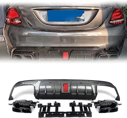 YPZJJBLD Universeller ABS-Heckdiffusor für Benz W205 C63 C43 AMG Limousine 2015 2016 2017 2018 2019-2021 einstellbar mit Montage-Kit – verbessert Aerodynamik & sportliches Design YPZJJBLD Universeller ABS-Heckdiffusor für Benz W205 C63 C43 AMG Limousine 2015 2016 2017 2018 2019-2021 einstellbar mit Montage-Kit – verbessert Aerodynamik & sportliches Design von YPZJJBLD