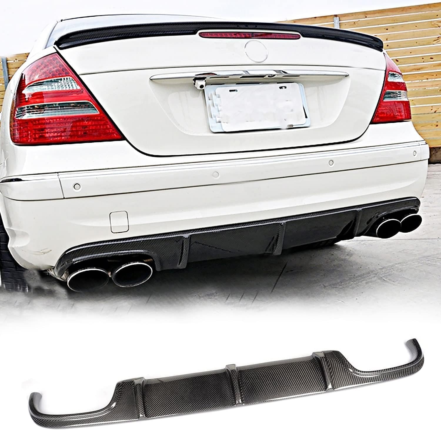 YPZJJBLD Universeller ABS-Heckdiffusor für Mercedes-Benz E-Klasse W211 E55 AMG 2003 2004 2005 2006 einstellbar mit Montage-Kit – verbessert Aerodynamik & sportliches Design YPZJJBLD Universeller ABS-Heckdiffusor für Mercedes-Benz E-Klasse W211 E55 AMG 2003 2004 2005 2006 einstellbar mit Montage-Kit – verbessert Aerodynamik & sportliches Design von YPZJJBLD
