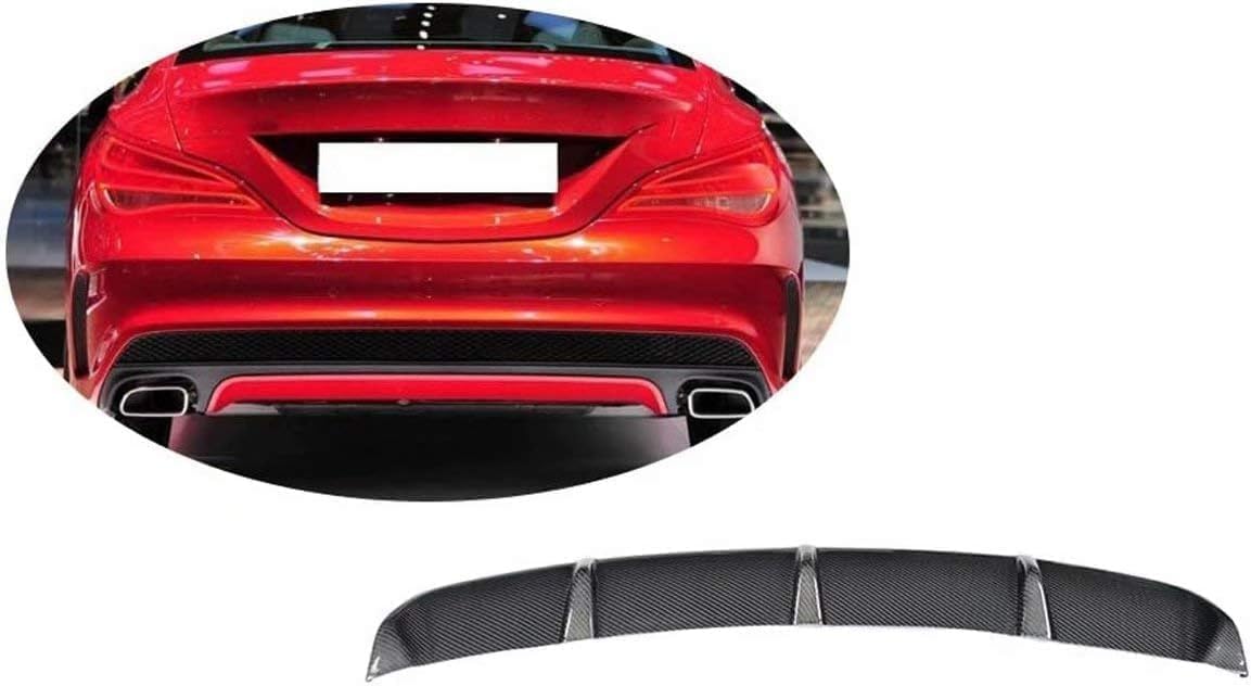 YPZJJBLD Universeller ABS-Heckdiffusor für Mercedes Benz W117-C117 (CLA) 250 2013-2014 einstellbar mit Montage-Kit – verbessert Aerodynamik & sportliches Design von YPZJJBLD