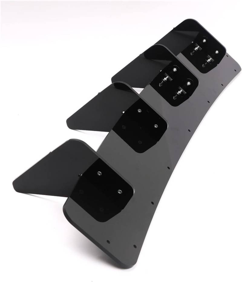 YPZJJBLD Universeller ABS-Heckdiffusor für VW Golf 7 VII MK7 GTI 2013 2014 2015 2016 einstellbar mit Montage-Kit – verbessert Aerodynamik & sportliches Design von YPZJJBLD