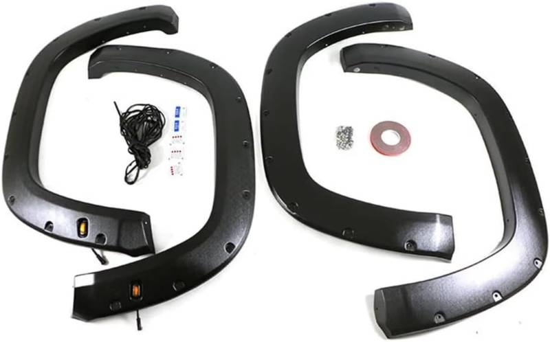 YPZJJBLD Wheelarches-Schutz und Fender Flare für Toyota Tundra 2022 2023 2024 2025 – Radbogen-Mudguard als Augenbrauen-Schutz von YPZJJBLD