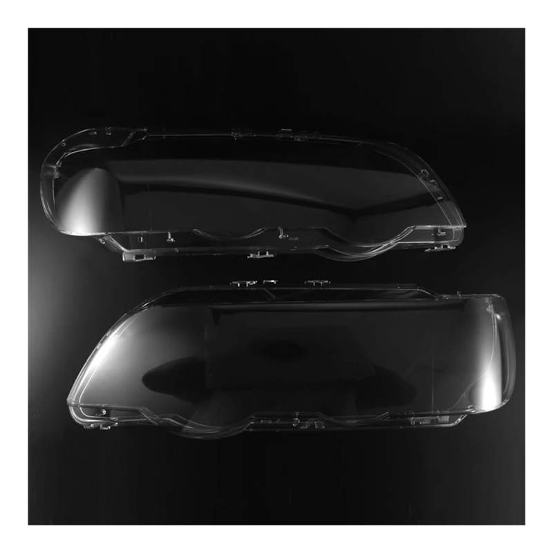 Auto Lampenschirm 2Pcs Für X5 E53 2000-2003 Auto Scheinwerfer Objektiv Abdeckung Ersatz Kopf Licht Lampe Lampenschirm Glas Shell (Links + Rechts) Auto Scheinwerferabdeckung von YQZGRD