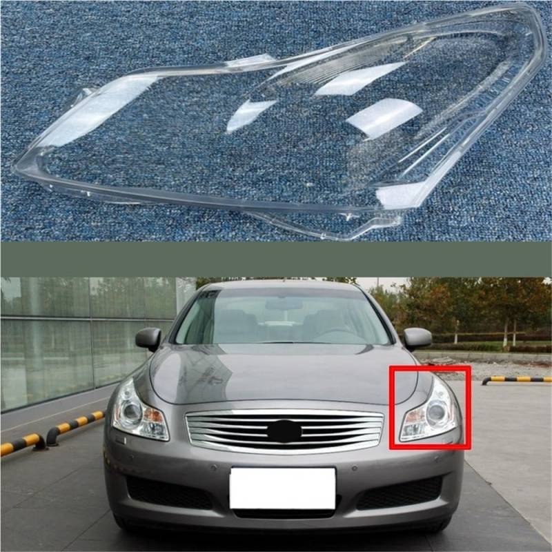 Auto Lampenschirm Für G Serie G37 G35 G25 2007 2008 2009 Auto Kopf Lampe Objektiv Scheinwerfer Glas Abdeckung Auto Ersatz Auto Shell Auto Scheinwerferabdeckung von YQZGRD