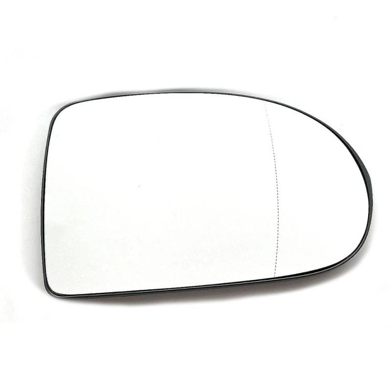 Für Compass 2007-2016 Flügel Spiegelglas Umkehrlinse Rückfahrglas Spiegel mit Heizfunktion/Spiegelglas Links Rechts mit Trägerplatte,Right von YRCTHEK
