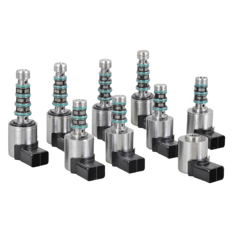 0CK 0CL 0CJ DL382 Kompatibles Automatikgetriebe-Magnetventil-Set, 9-teiliges Set Kompatibel mit Fahrzeuge Q5 A5 A6 A7 von YRTJINYQ