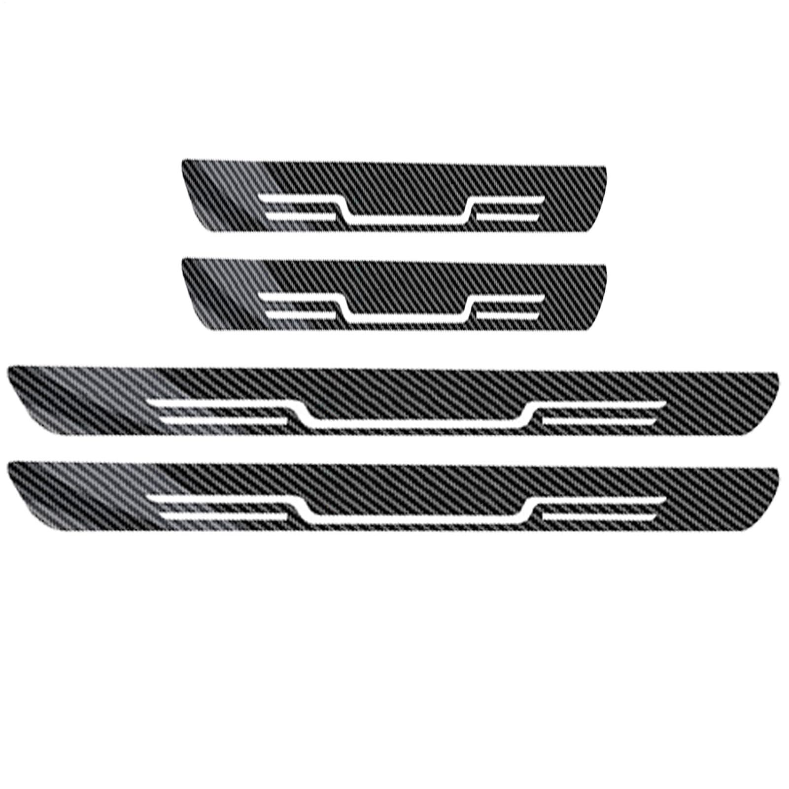 YRTUOP Türschwellenschutz | Schweller-Schutzleiste | 4X Carbon Fiber Kratzschutzfolie Für Auto LKW Stufenschutz Und Fahrzeugdekoration YRTUOP Türschwellenschutz | Schweller-Schutzleiste | 4X Carbon Fiber Kratzschutzfolie Für Auto LKW Stufenschutz Und Fahrzeugdekoration von YRTUOP