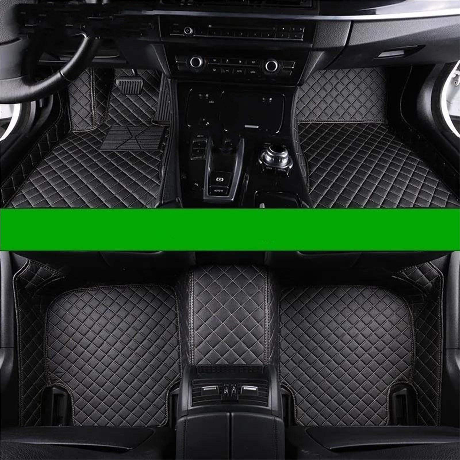 Auto Fußmatten Für 3GT Für Gran Für Turismo Für F34 2012 2013 2014 2015 2016 2017 2018 2019 2020 2021-2023 Auto-Fußmatten Auto-Teppiche Fuß Coche Auto Automatten(Schwarzbeige) von YSASFZX