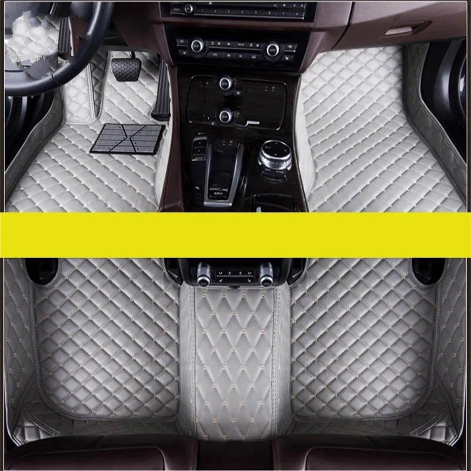Auto Fußmatten Für Mercedes Für Benz Für E-KLASSE W211 2002 2003 2004 2005 2006 2007 2008 E200-E500 Auto Fußmatten Teppiche Fuß Coche Zubehör Auto Automatten(Grey) von YSASFZX