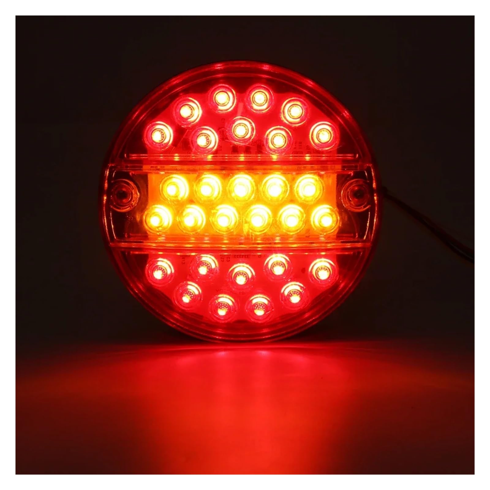 YSASFZX Auto Rücklichter 2/4PCS 12V-24V 29 Tail Light Round 5.6" Hamburger Rear Brake Reverse Turn Stop Signal Lamp Van Trailer Truck Lorry ATV Rücklicht YSASFZX Auto Rücklichter 2/4PCS 12V-24V 29 Tail Light Round 5.6" Hamburger Rear Brake Reverse Turn Stop Signal Lamp Van Trailer Truck Lorry ATV Rücklicht von YSASFZX
