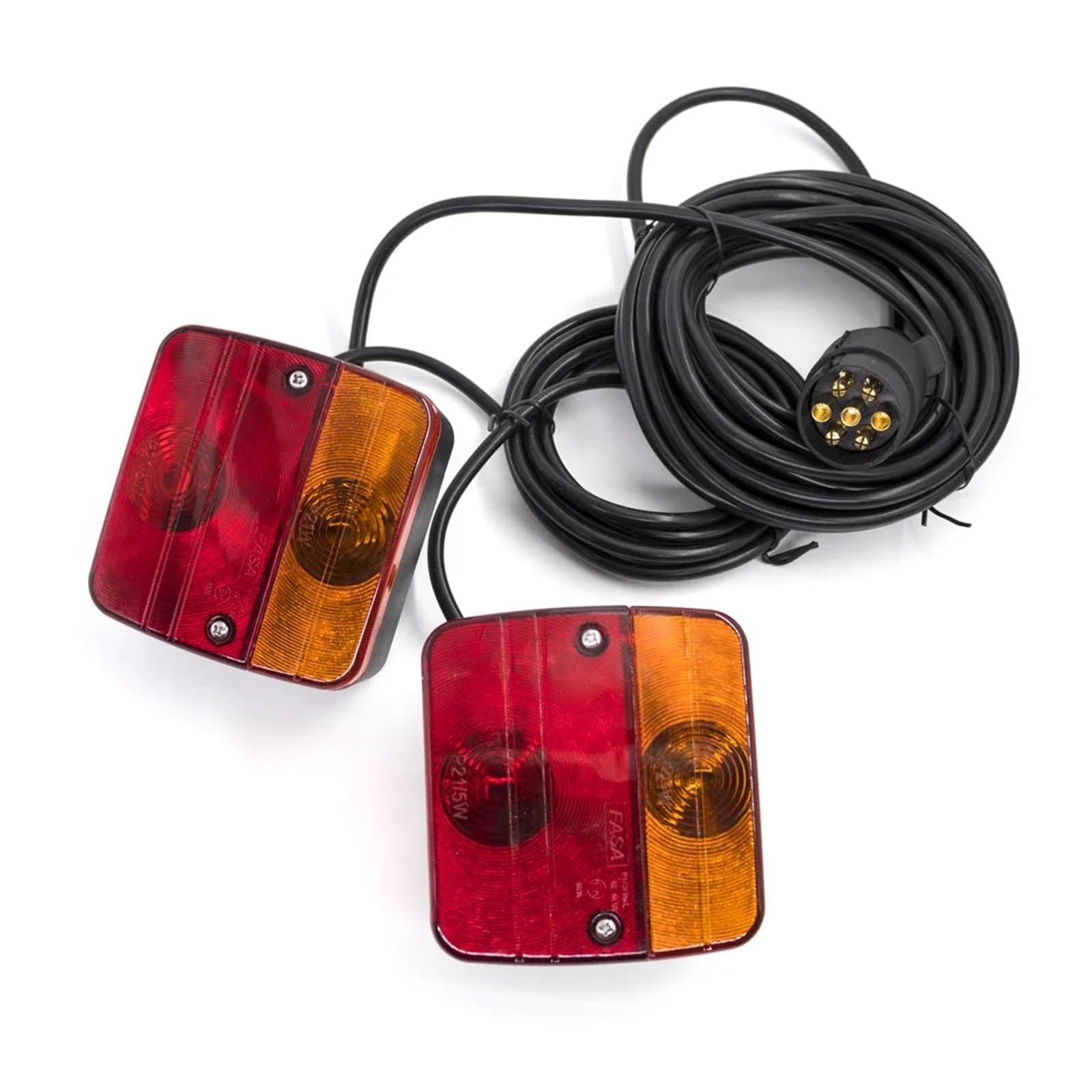 YSASFZX Auto Rücklichter 2PCS 12V EN 7 Pin Rear Towing Trailer Lightboard Tail Light 10m Cable Waterproof License Number Plate Reflector Brake Light Rücklicht YSASFZX Auto Rücklichter 2PCS 12V EN 7 Pin Rear Towing Trailer Lightboard Tail Light 10m Cable Waterproof License Number Plate Reflector Brake Light Rücklicht von YSASFZX
