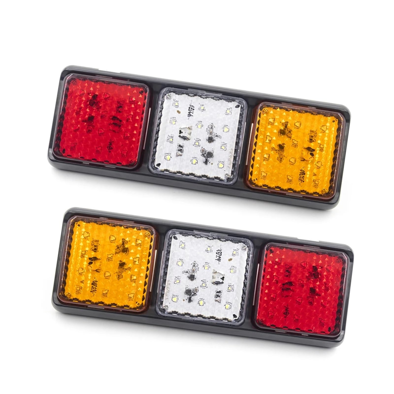 YSASFZX Auto Rücklichter 2pcs 12V 24V DIY Tail Light Stop Rear Brake Light Turn Signal Function Indicator Lamp Reversing Light For Lorry Caravans Rücklicht YSASFZX Auto Rücklichter 2pcs 12V 24V DIY Tail Light Stop Rear Brake Light Turn Signal Function Indicator Lamp Reversing Light For Lorry Caravans Rücklicht von YSASFZX