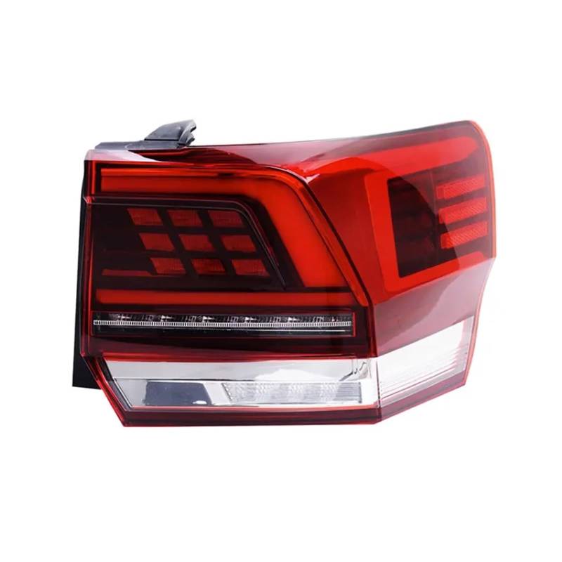 YSASFZX Auto Rücklichter Car Accessories Tail Light Signal Lamp Rear Warning Brake Lamp For VW For Teramont 2017-2021 Auto Taillight Assembly Rücklicht(Outer Right) von YSASFZX