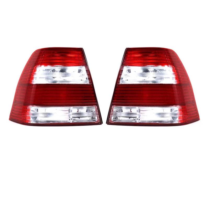 YSASFZX Auto Rücklichter Car Exterior Accessories Rear Tail Light Signal Lamp For VW For Jetta For MK4 GLI Sedan US Version 1999-2005 Taillamp Housing Rücklicht(Outside Left) von YSASFZX