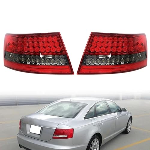 YSASFZX Auto Rücklichter For A6L A6 4-Door Sedan 2005 2006 2007 2008 Car Tail Lights DRL Running Lights Fog Lights Tail Lights Car Styling von YSASFZX