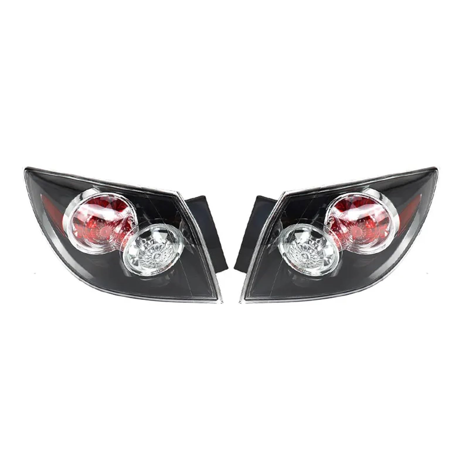 YSASFZX Auto Rücklichter For Mazda 3 2004 2005 2006 2007 2008 2009 2010 Car Rear Taillight Assembly Turn Signal Brake Light Auto Parts Rücklicht(Left and Right) von YSASFZX