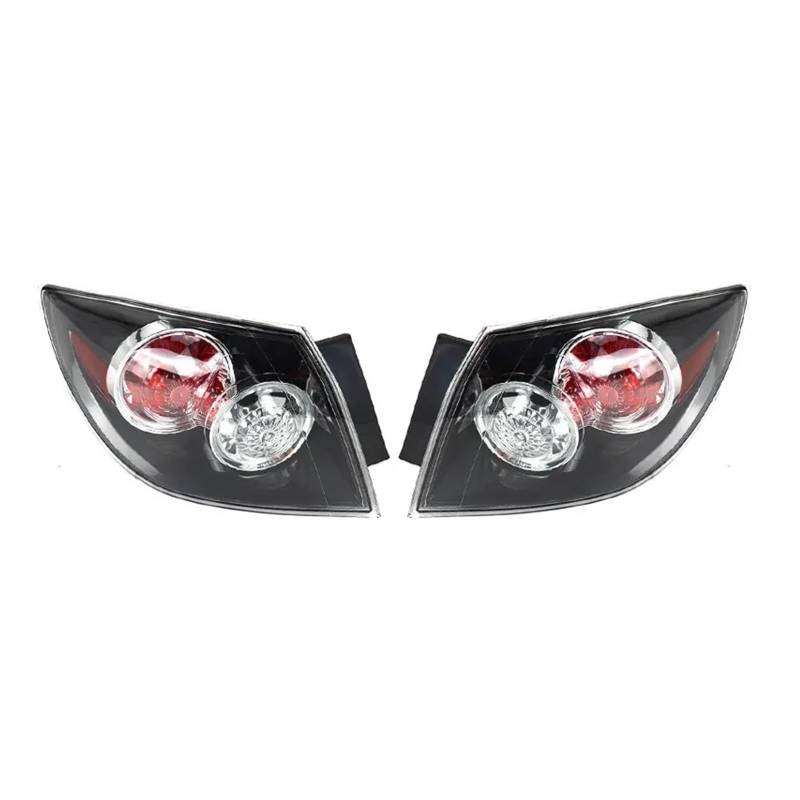 YSASFZX Auto Rücklichter For Mazda 3 2004 2005 2006 2007 2008 2009 2010 Car Rear Taillight Assembly Turn Signal Brake Light Auto Parts Rücklicht(Left and Right) von YSASFZX