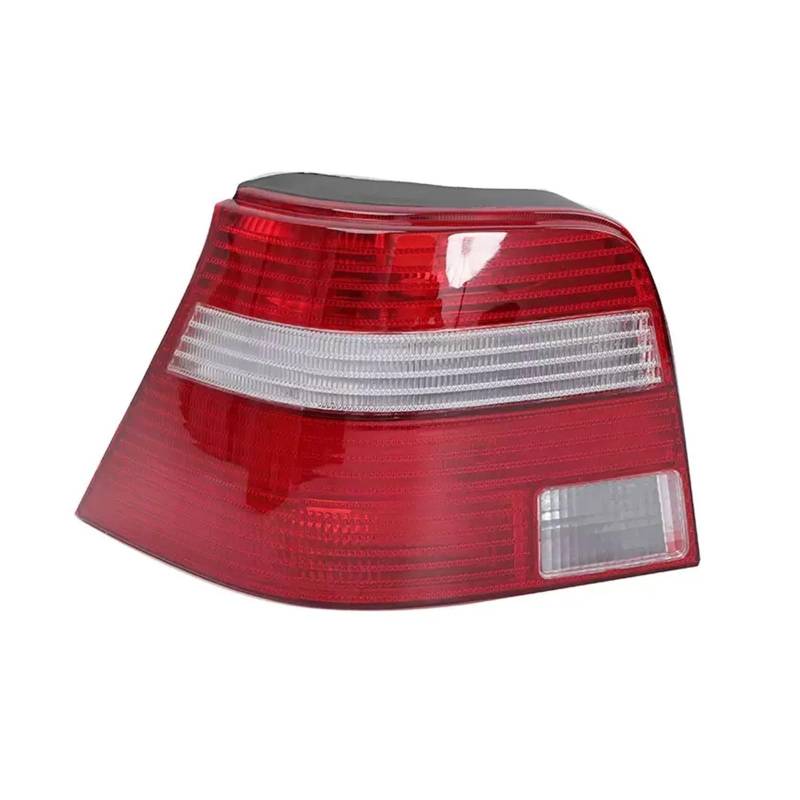 YSASFZX Auto Rücklichter For VW For Golf 4 1998-2008 Car Accessories Tail Light Rear Warning Brake Light Turn Signal Auto Taillight Lamp Housing Rücklicht(Weiß links) von YSASFZX